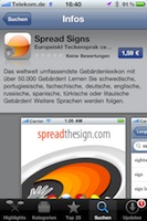 spread signs